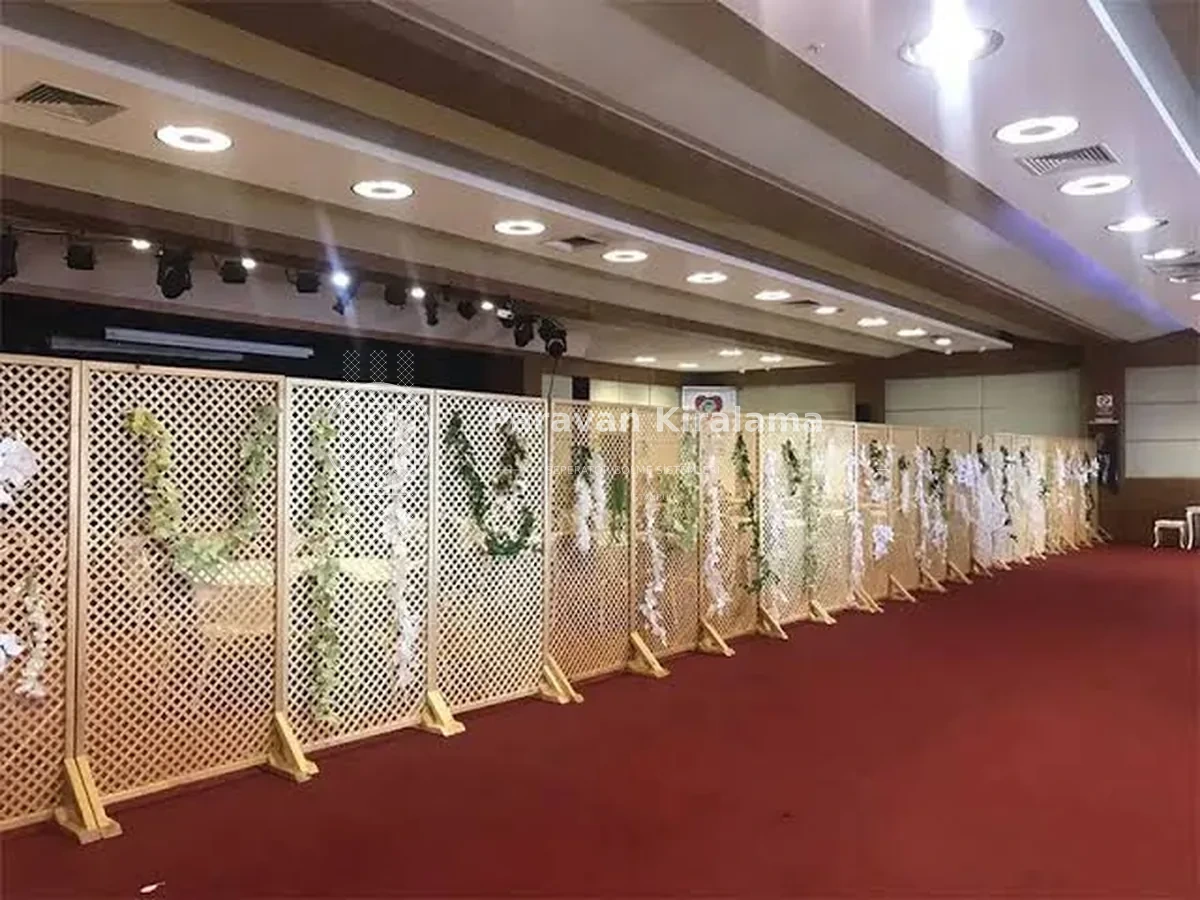 Düğün Paravan Kiralama İstanbul uygulama görseli