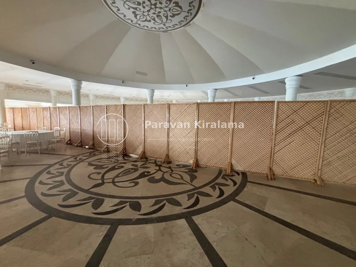 Lüks Salon Paravan Bölme Kiralama