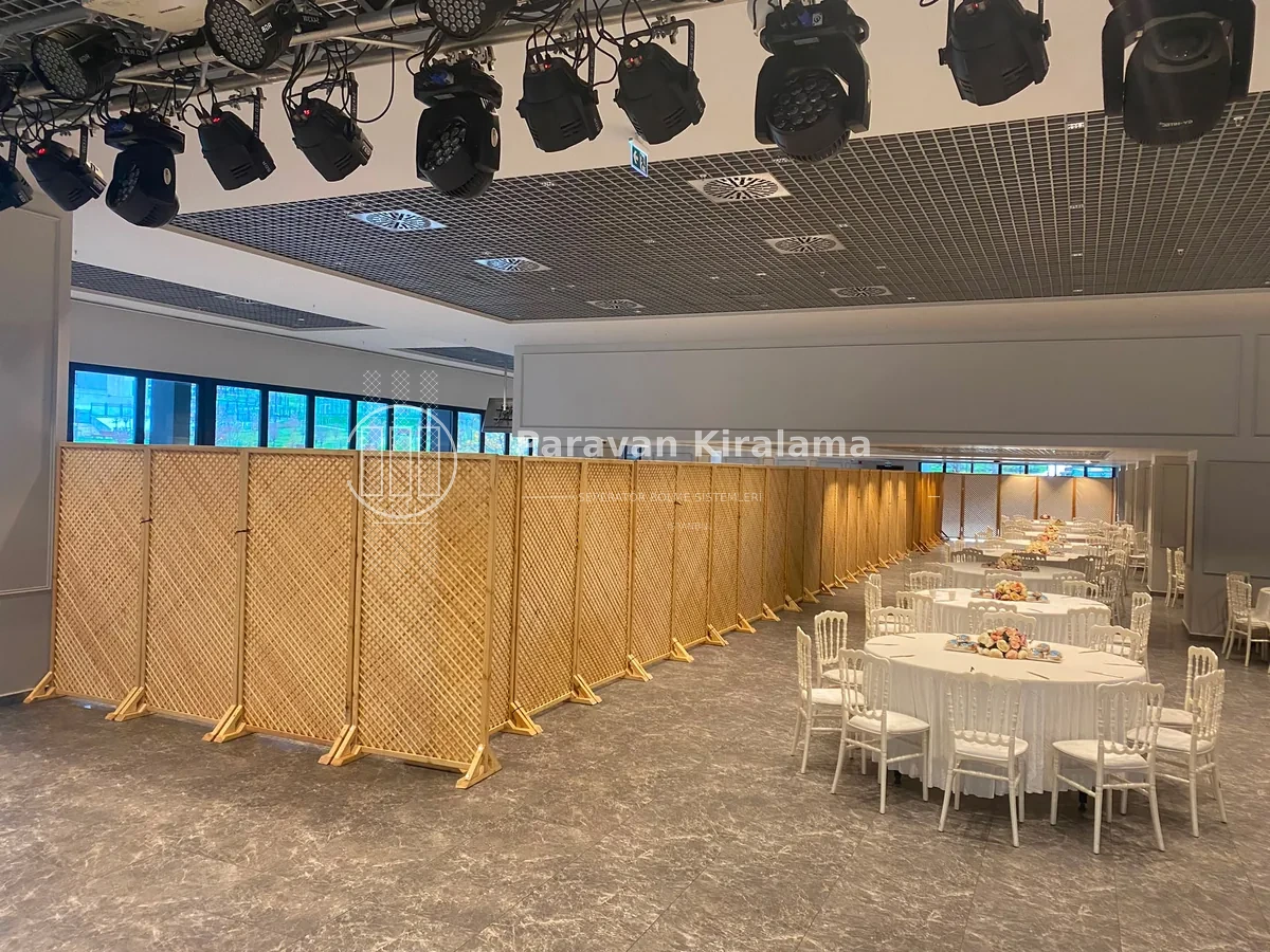 Salon Düğün Paravan Bölme Kiralama